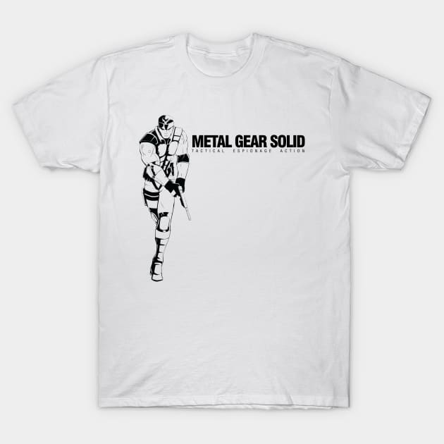 Metal Gear Solid Snake T-Shirt by CoolDojoBro